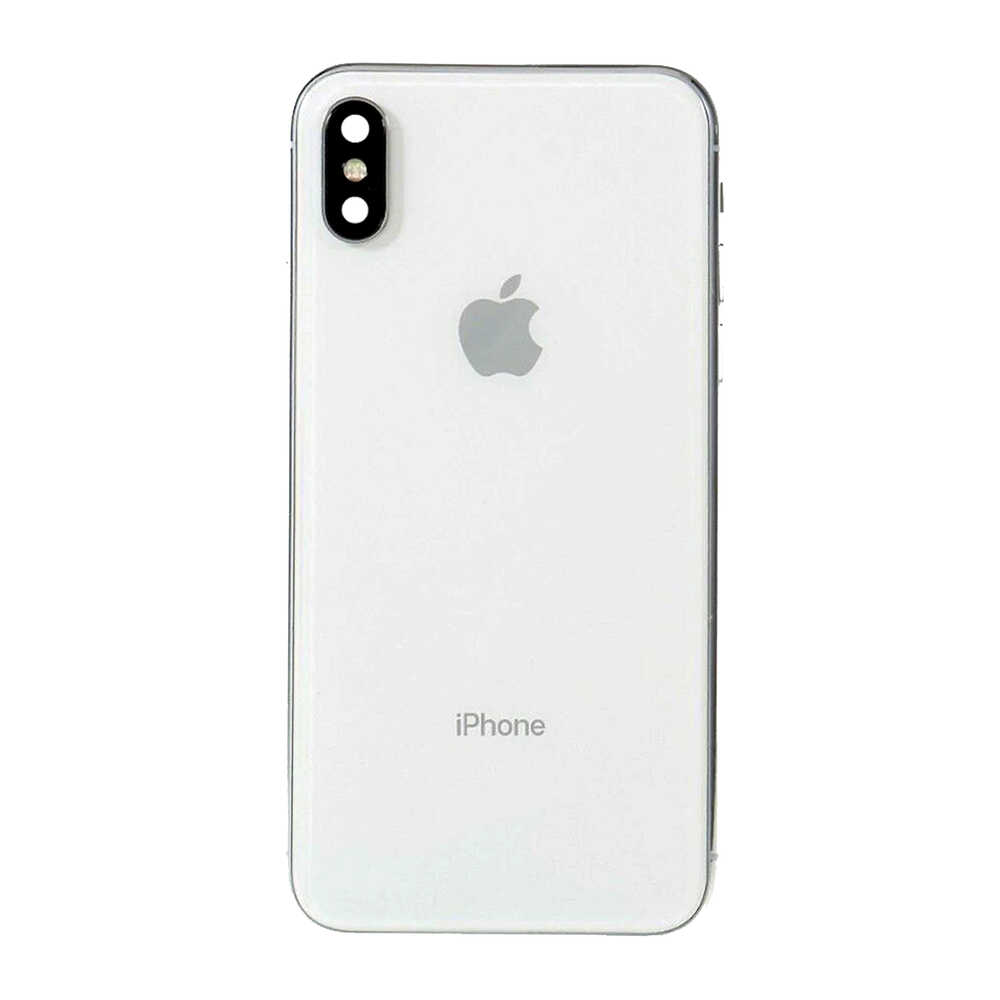 ÇILGIN FİYAT !! Apple iPhone X Kasa Kapak Beyaz Dolu 