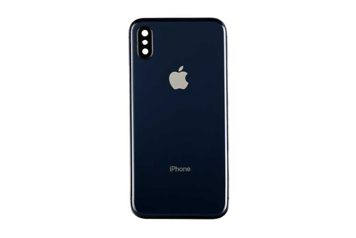 Apple iPhone X Kasa Kapak Siyah Boş - Thumbnail