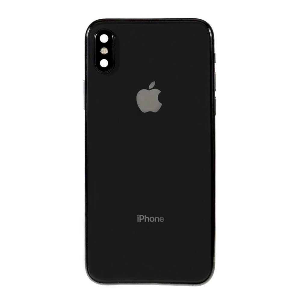 ÇILGIN FİYAT !! Apple iPhone X Kasa Kapak Siyah Dolu 