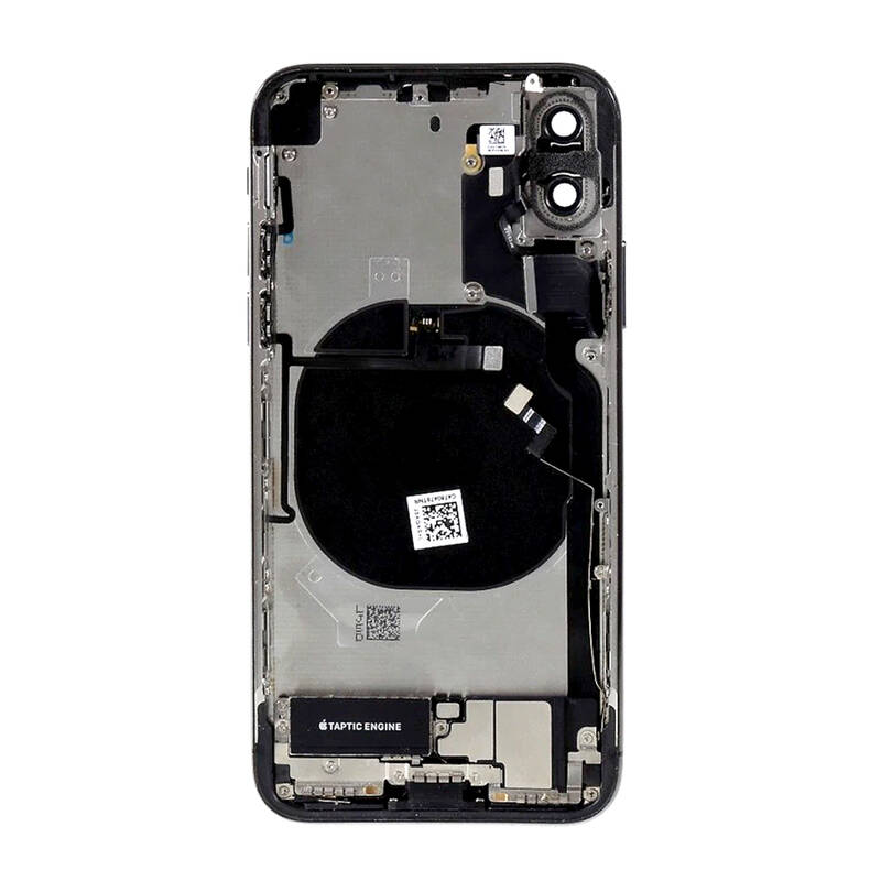 Apple iPhone X Kasa Kapak Siyah Dolu