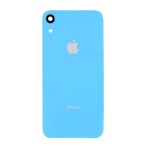 Apple iPhone Xr Arka Kapak Kamera Lensli Mavi - Thumbnail