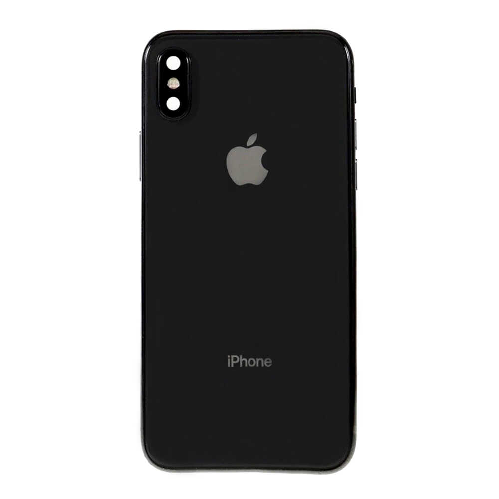 ÇILGIN FİYAT !! Apple iPhone Xs Kasa Kapak Siyah Boş 