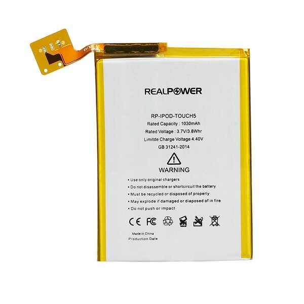 RealPower Apple iPod Touch 5 Yüksek Kapasiteli Batarya Pil