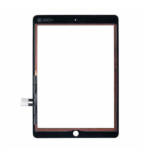 Apple Uyumlu iPad 6 2018 Dokunmatik Home Tuş Bordsuz Siyah A Kalite - Thumbnail
