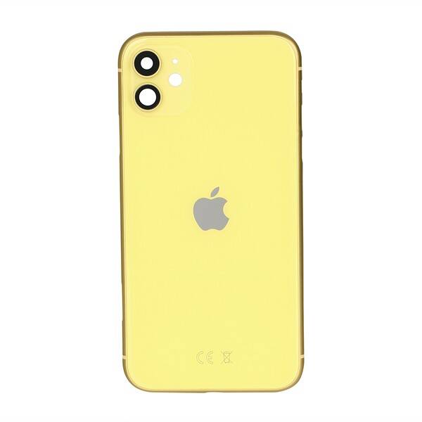 Apple Uyumlu iPhone 11 Kasa Kapak Sarı Boş