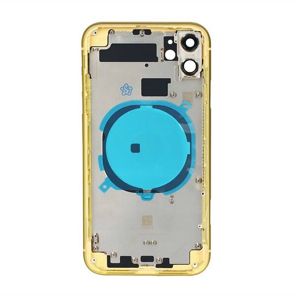 Apple Uyumlu iPhone 11 Kasa Kapak Sarı Boş