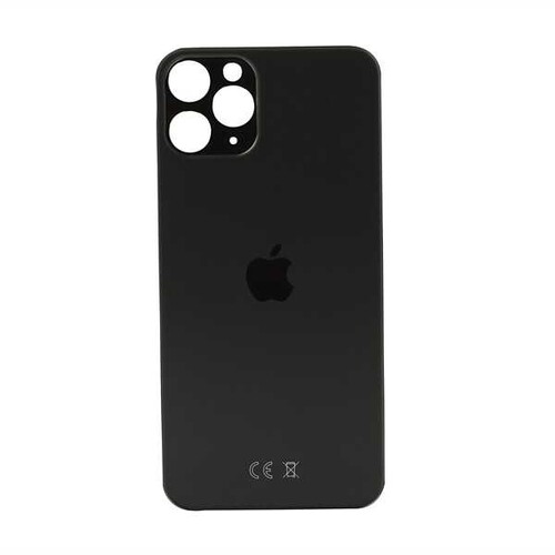 Apple Uyumlu iPhone 11 Pro Arka Kapak Siyah - Thumbnail