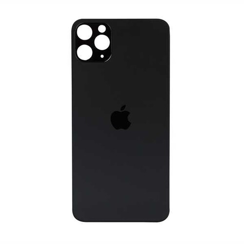 Apple Uyumlu iPhone 11 Pro Max Arka Kapak Siyah - Thumbnail