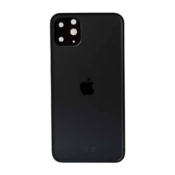 Apple Uyumlu iPhone 11 Pro Max Kasa Kapak Siyah Boş