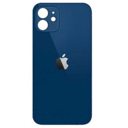 Apple Uyumlu iPhone 12 Arka Kapak Mavi - Thumbnail