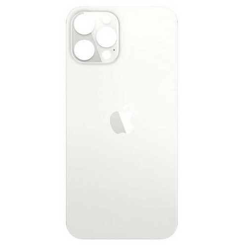 Apple Uyumlu iPhone 12 Pro Max Arka Kapak Beyaz - Thumbnail