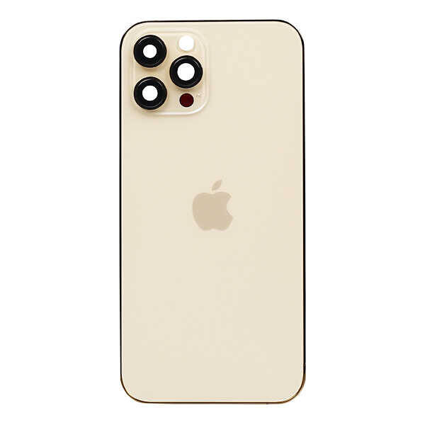 Apple Uyumlu iPhone 12 Pro Max Kasa Kapak Gold Boş