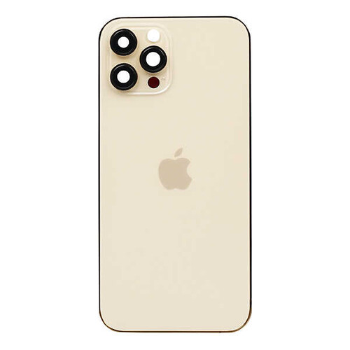Apple Uyumlu iPhone 12 Pro Max Kasa Kapak Gold Boş - Thumbnail