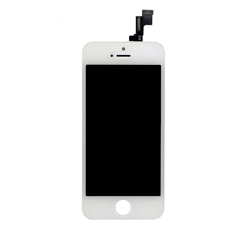 Apple Uyumlu iPhone 5s Lcd Ekran Beyaz Servis Revize