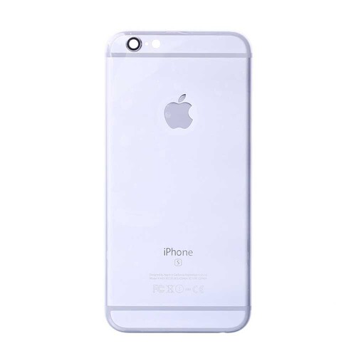 Apple Uyumlu iPhone 6s Kasa Gümüş Boş - Thumbnail
