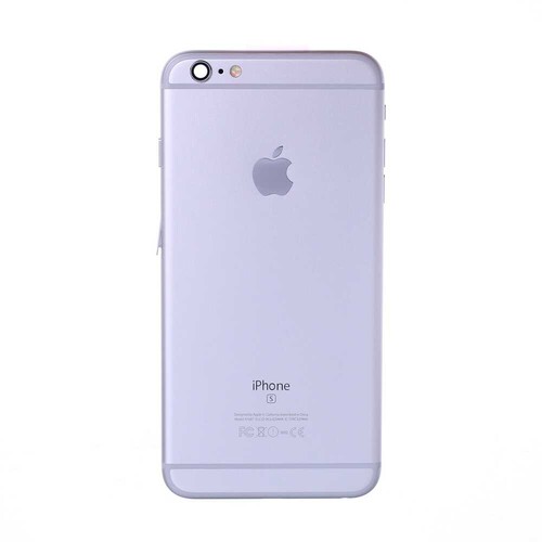 Apple Uyumlu iPhone 6s Plus Kasa Gümüş Dolu - Thumbnail