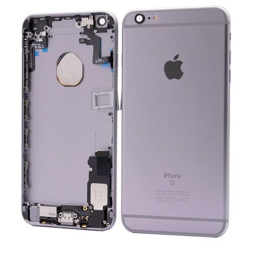 Apple Uyumlu iPhone 6s Plus Kasa Siyah Dolu - Thumbnail
