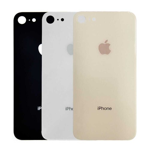 Apple Uyumlu iPhone 8 Arka Kapak Beyaz - Thumbnail