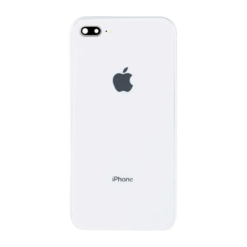 Apple Uyumlu iPhone 8 Plus Kasa Kapak Beyaz Dolu - Thumbnail