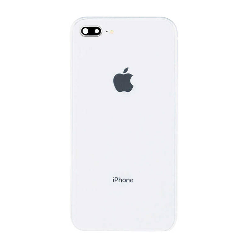 Apple Uyumlu iPhone 8 Plus Kasa Kapak Beyaz Dolu