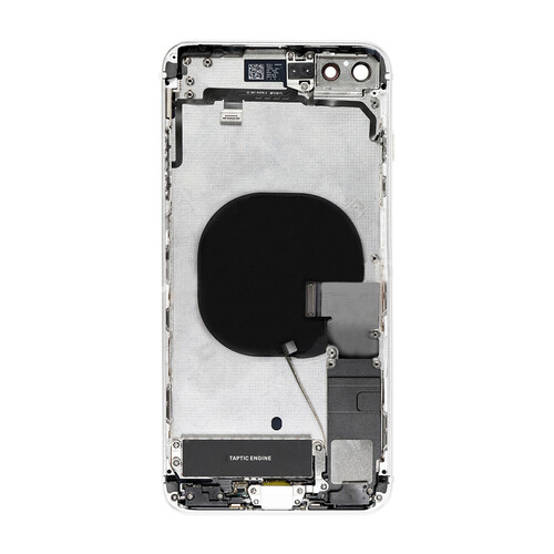 Apple Uyumlu iPhone 8 Plus Kasa Kapak Beyaz Dolu - Thumbnail