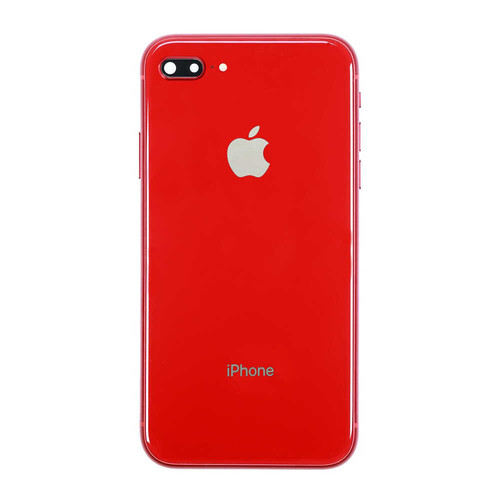 Apple Uyumlu iPhone 8 Plus Kasa Kapak Kırmızı Dolu - Thumbnail