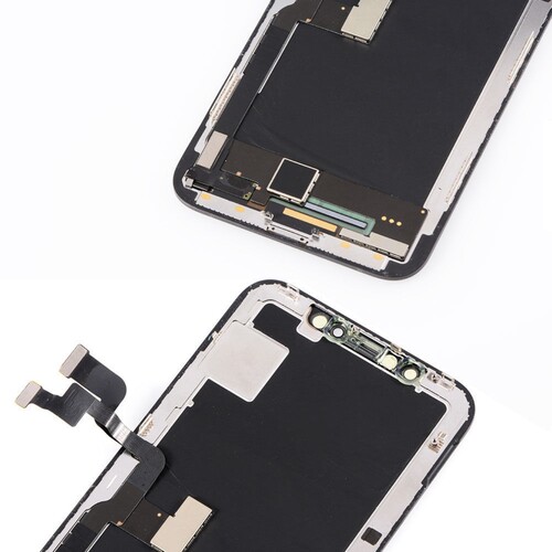Apple Uyumlu iPhone X Lcd Ekran Siyah Servis - Thumbnail