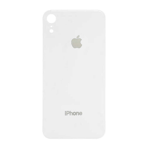 Apple Uyumlu iPhone Xr Arka Kapak Beyaz - Thumbnail
