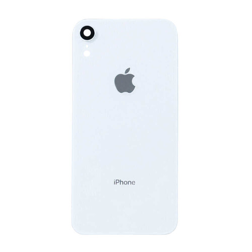 Apple Uyumlu iPhone Xr Arka Kapak Kamera Lensli Beyaz - Thumbnail