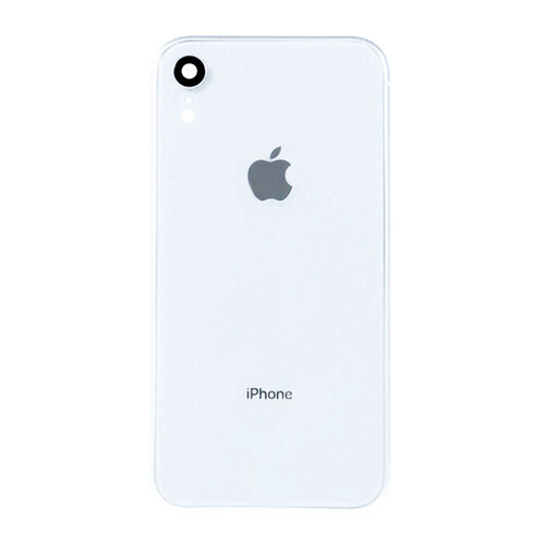 Apple Uyumlu iPhone Xr Kasa Kapak Beyaz Dolu - Thumbnail