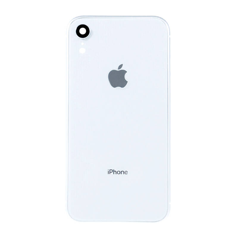 Apple Uyumlu iPhone Xr Kasa Kapak Beyaz Dolu
