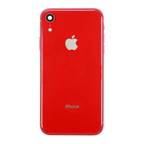 Apple Uyumlu iPhone Xr Kasa Kapak Kırmızı Boş - Thumbnail