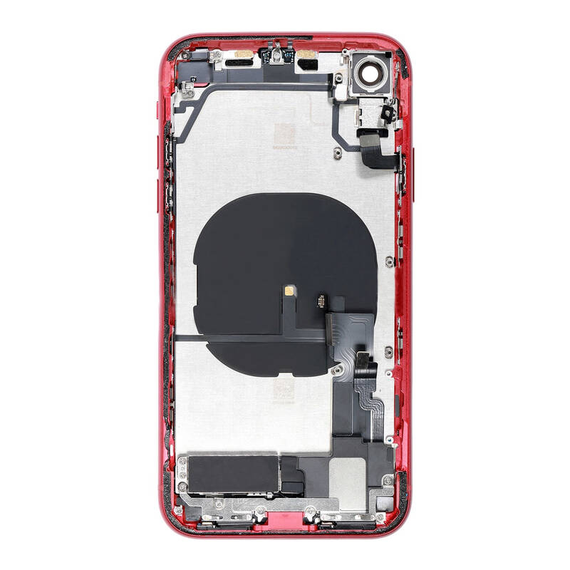 Apple Uyumlu iPhone Xr Kasa Kapak Kırmızı Dolu