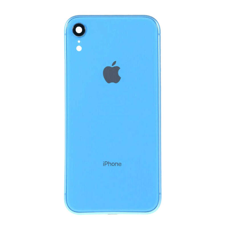 Apple Uyumlu iPhone Xr Kasa Kapak Mavi Boş