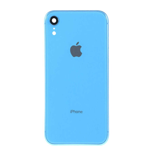 Apple Uyumlu iPhone Xr Kasa Kapak Mavi Dolu - Thumbnail