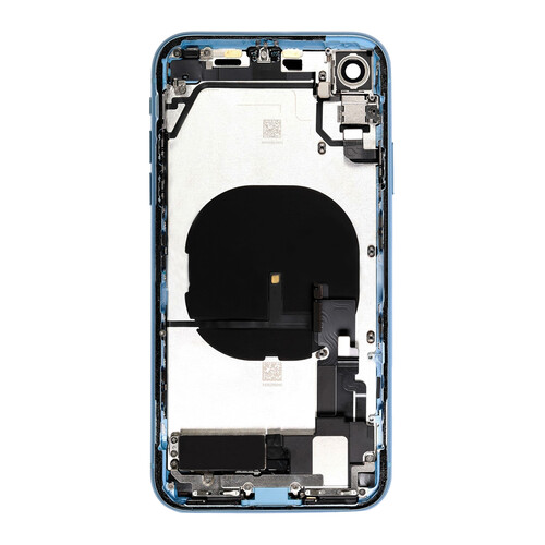 Apple Uyumlu iPhone Xr Kasa Kapak Mavi Dolu - Thumbnail
