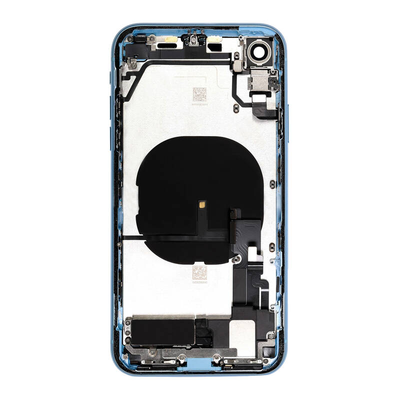 Apple Uyumlu iPhone Xr Kasa Kapak Mavi Dolu