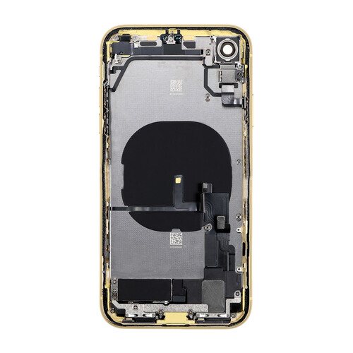 Apple Uyumlu iPhone Xr Kasa Kapak Sarı Dolu - Thumbnail