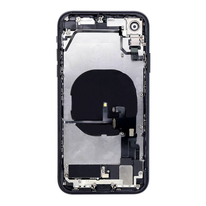Apple Uyumlu iPhone Xr Kasa Kapak Siyah Dolu