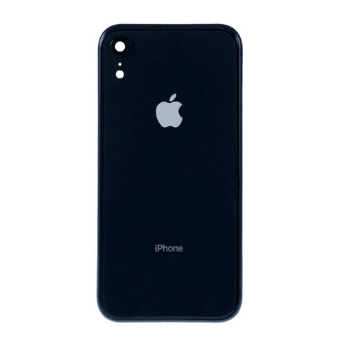 Apple Uyumlu iPhone Xr Kasa Kapak Siyah Dolu - Thumbnail
