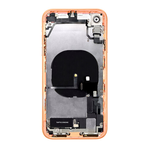 Apple Uyumlu iPhone Xr Kasa Kapak Turuncu Dolu - Thumbnail