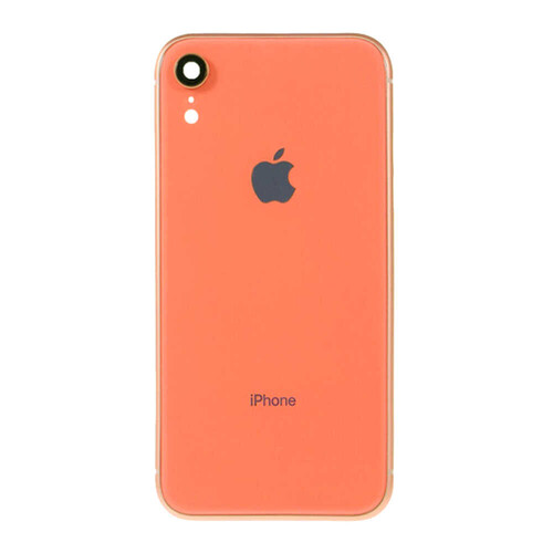 Apple Uyumlu iPhone Xr Kasa Kapak Turuncu Dolu - Thumbnail
