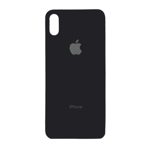 Apple Uyumlu iPhone Xs Arka Kapak Siyah - Thumbnail