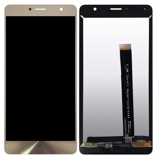 Asus Zenfone 3 Deluxe 5.5 Zs550kl Lcd Ekran Dokunmatik Gold Çıtasız - Thumbnail