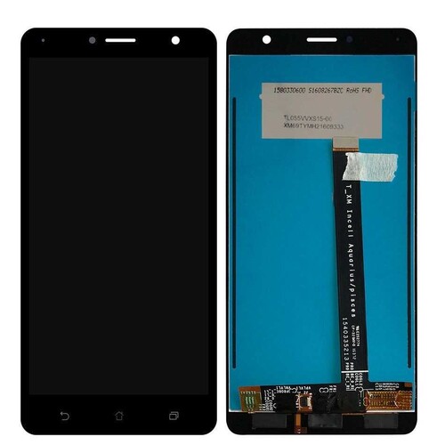 Asus Zenfone 3 Deluxe 5.5 Zs550kl Lcd Ekran Dokunmatik Siyah Çıtasız - Thumbnail