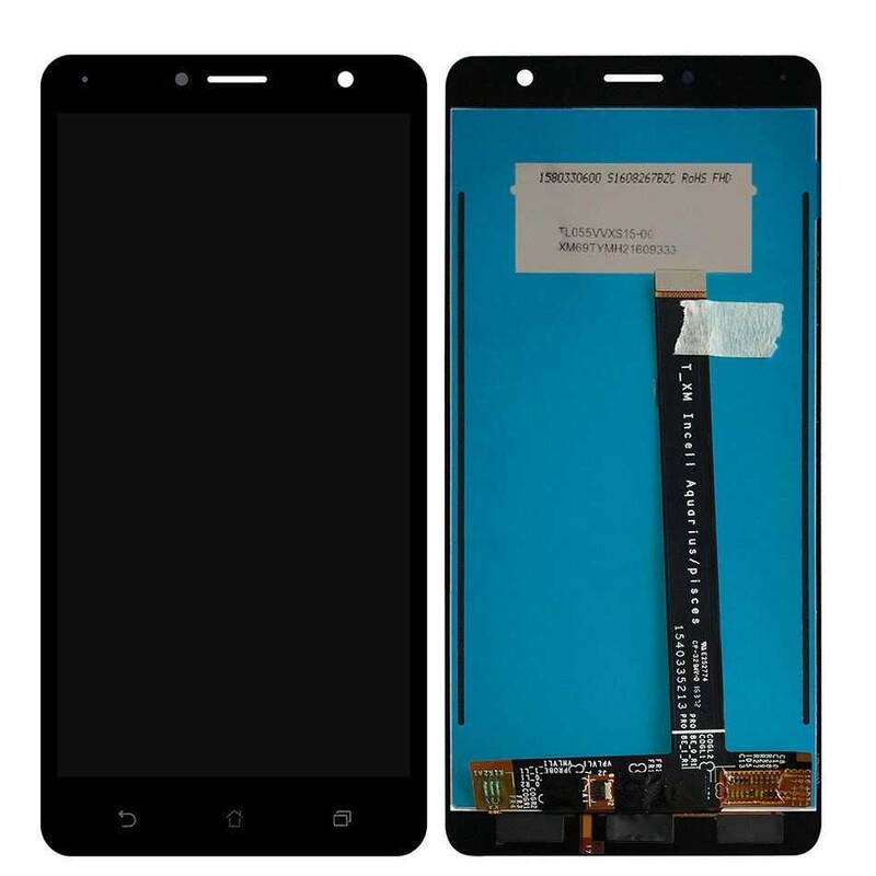 Asus Zenfone 3 Deluxe 5.5 Zs550kl Lcd Ekran Dokunmatik Siyah Çıtasız