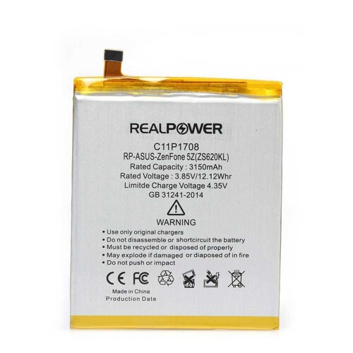 RealPower Asus Zenfone 5z Zs620kl C11p1708 Yüksek Kapasiteli Batarya Pil - Thumbnail