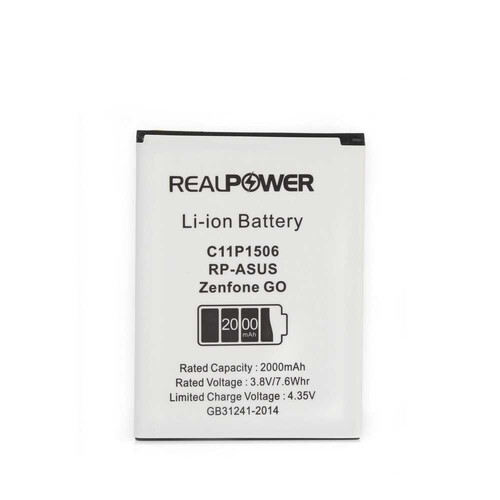 RealPower Asus Zenfone Go 5.0 Zc500tg C11p1506 Yüksek Kapasiteli Batarya Pil - Thumbnail