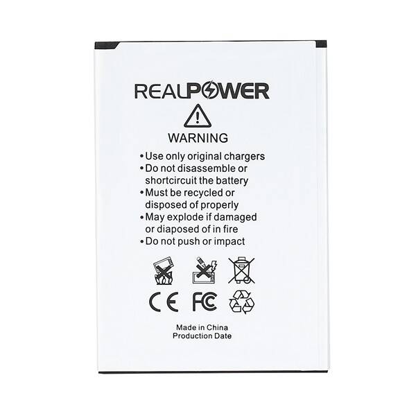 RealPower General Mobile Discovery Gm8 Go Yüksek Kapasiteli Batarya Pil 3500mah