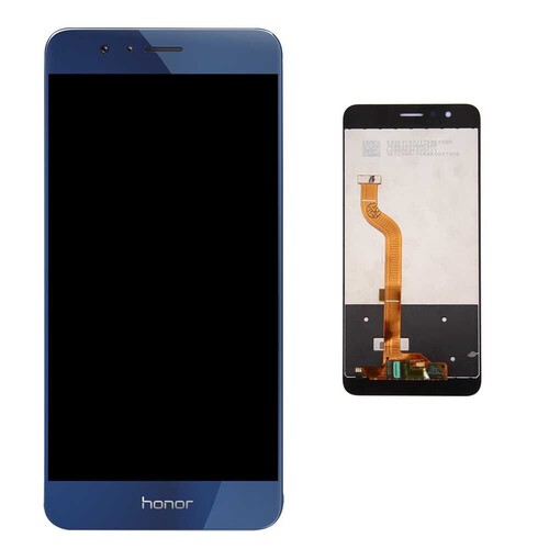 Honor Uyumlu 8 Lcd Ekran Mavi Çıtasız - Thumbnail